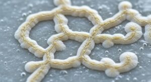 candida albicans con formazione di biofilm