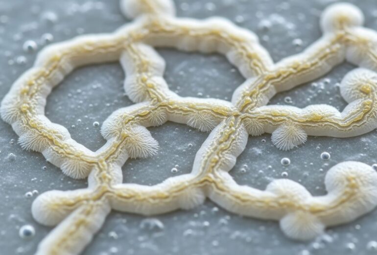 candida albicans con formazione di biofilm